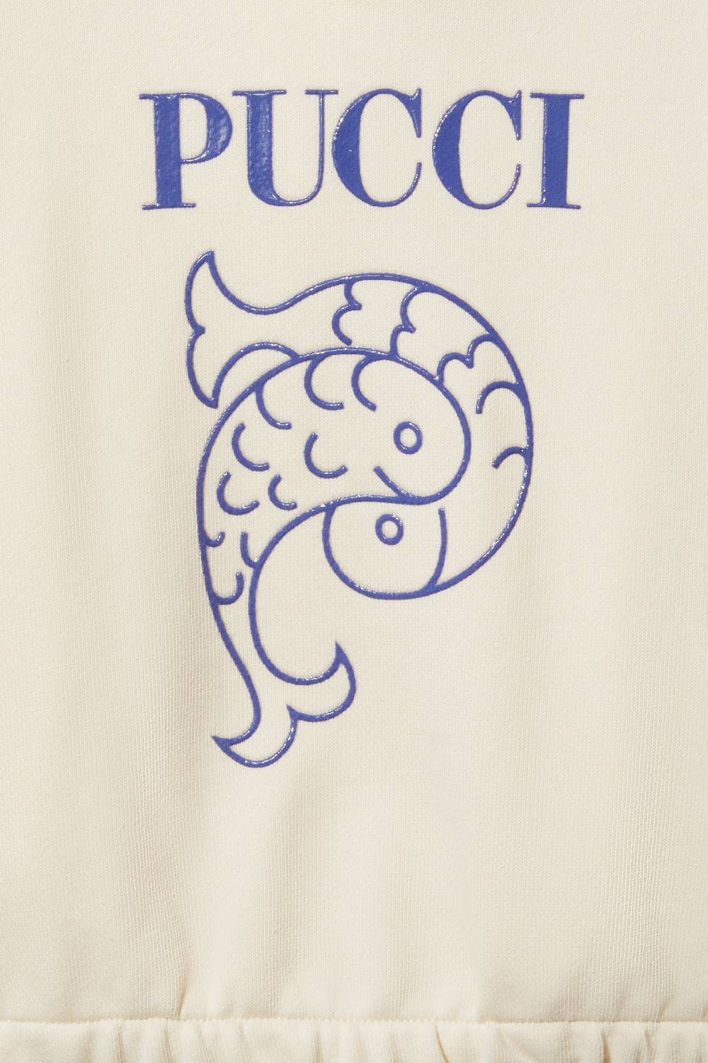 Pucci Logo-Print Cotton Hoodie