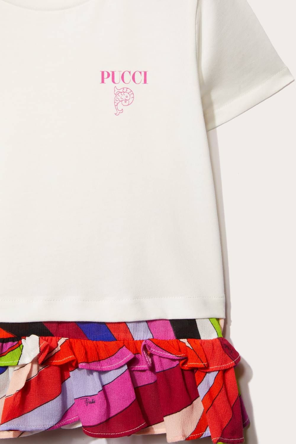 Pucci Logo-Print Cotton T-Shirt