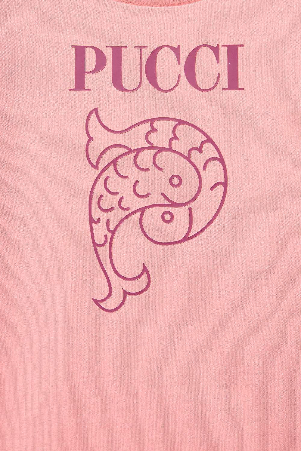 Pucci Logo-Print Cotton T-Shirt