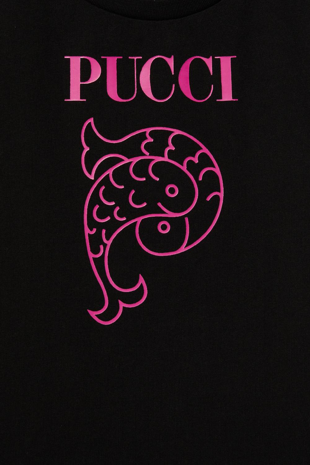 Pucci Logo-Print Cotton T-Shirt