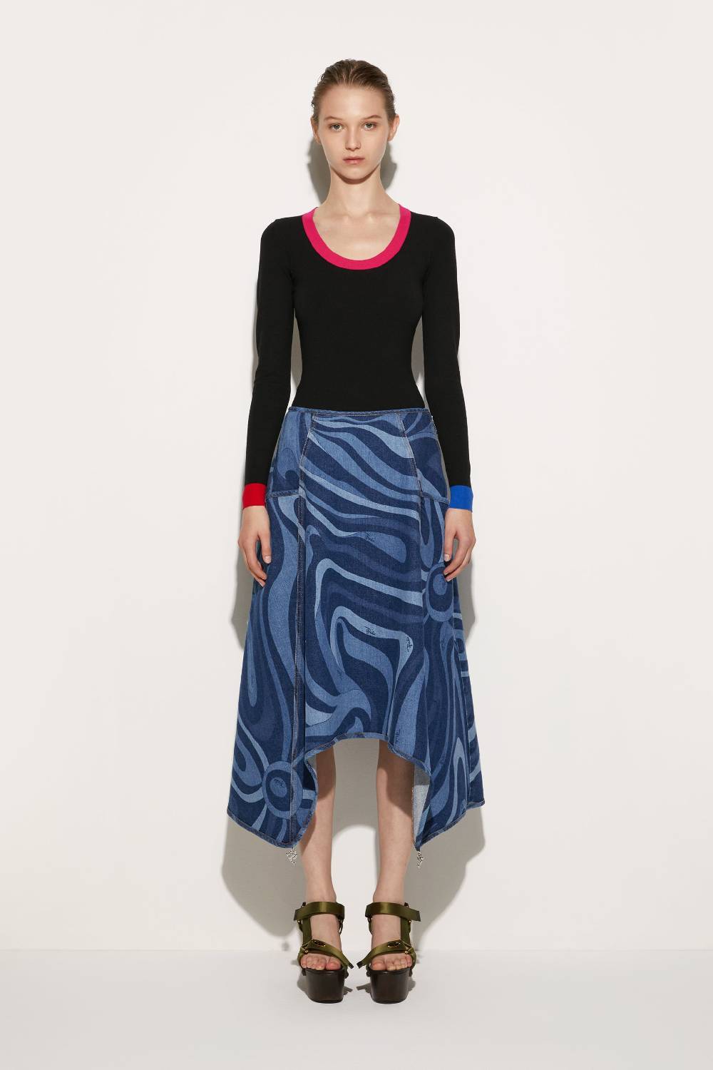 Pucci Maglione Con Design Color-block