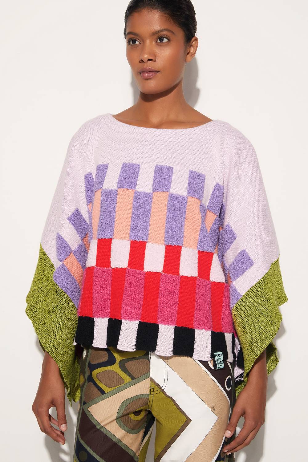 Pucci Maglione Con Design Color-block