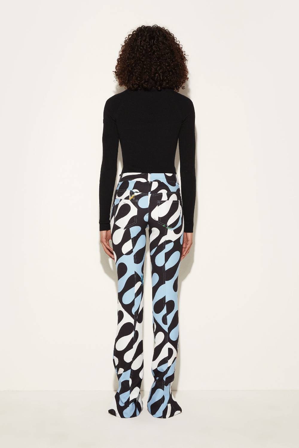 Pucci Maglione Dolcevita Con Applicazione Logo