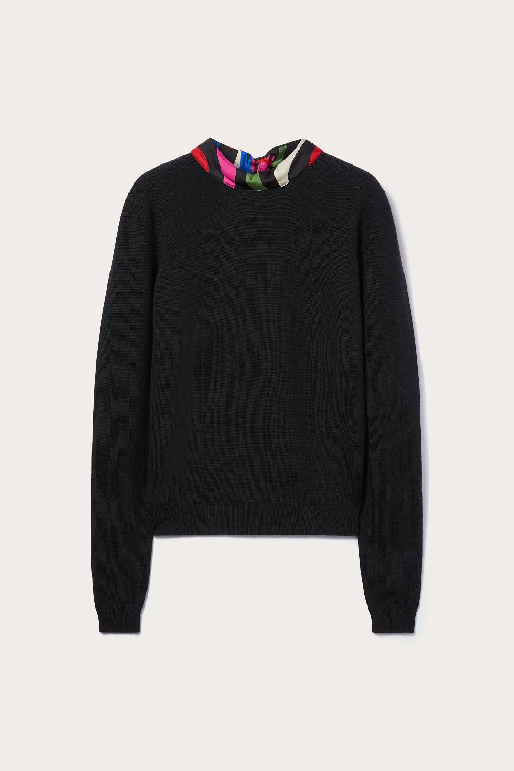 Pucci Maglione in lana con inserto Marmo