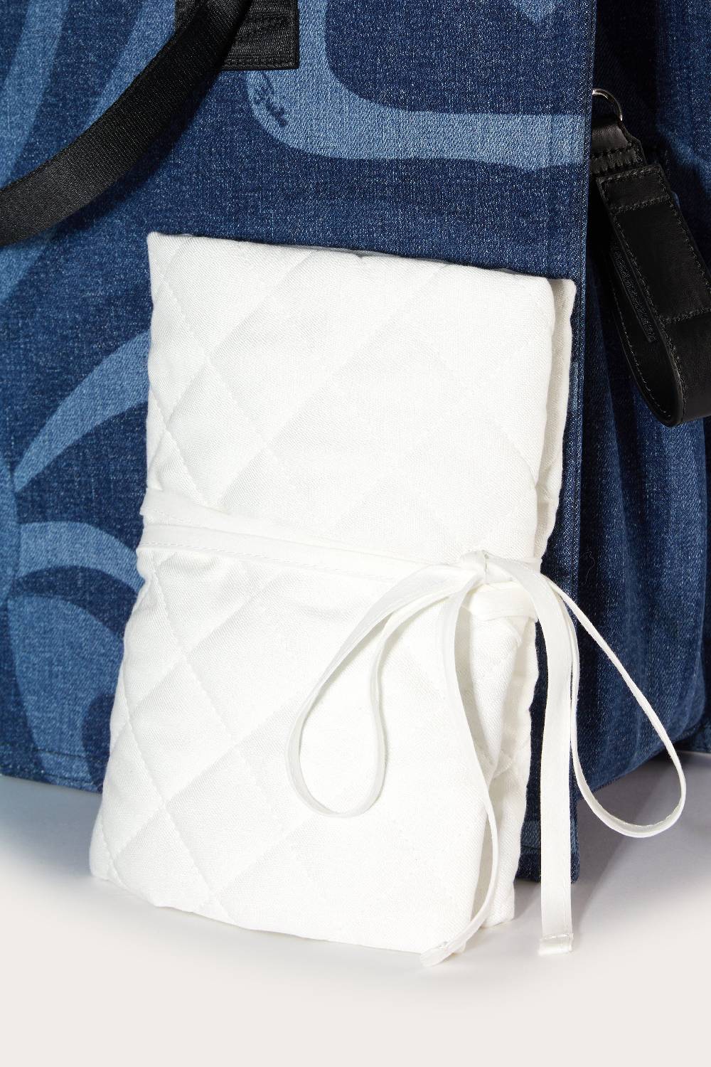 Pucci Marmo-Print Denim Changing Bag