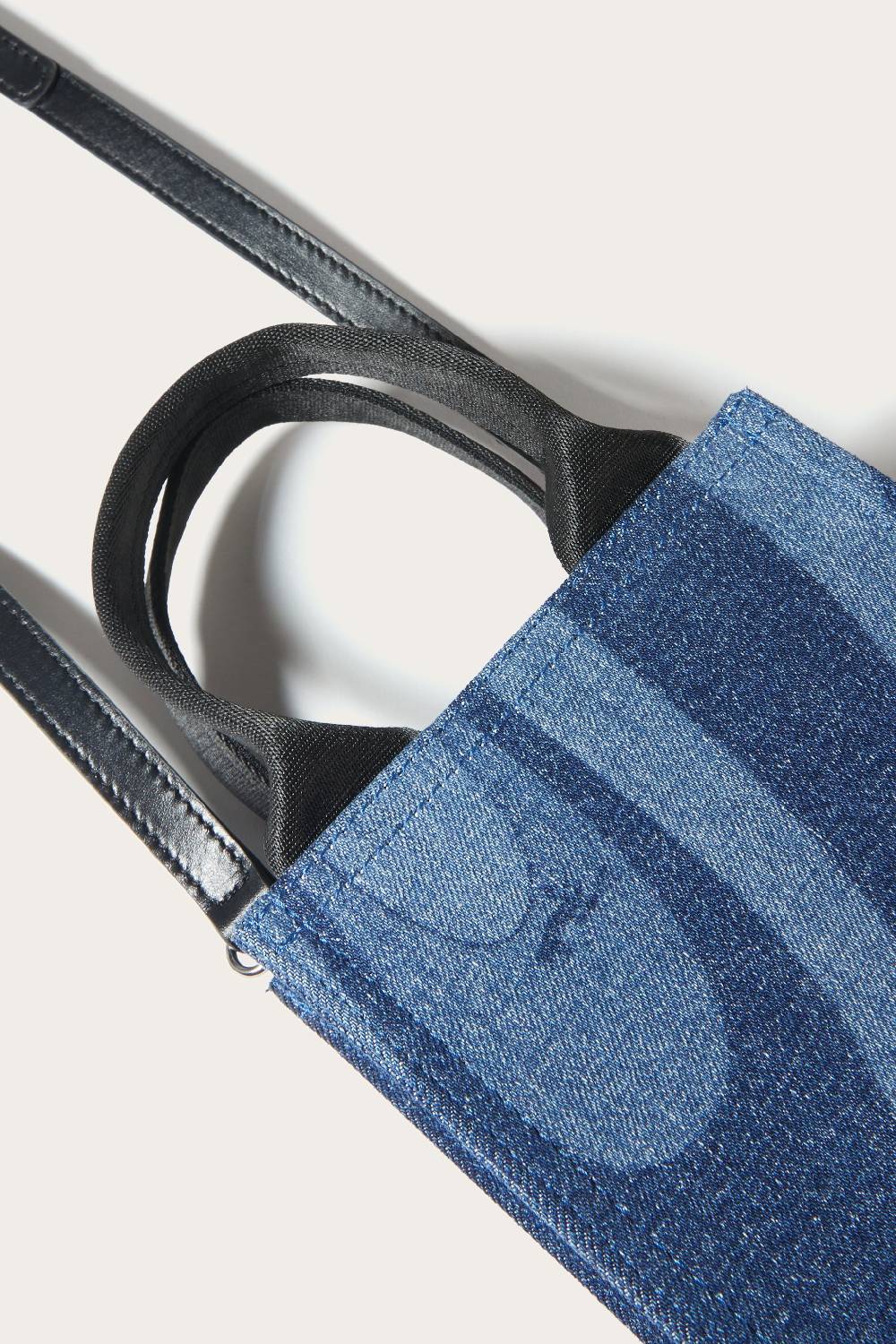 Pucci Marmo-Print Denim Tote Bag