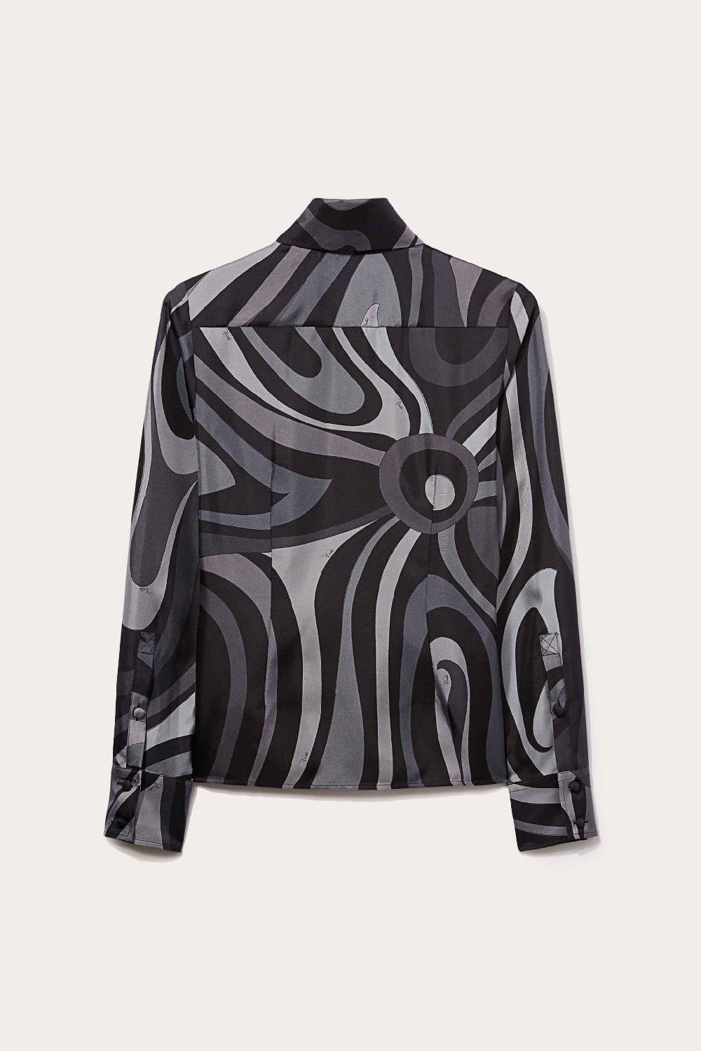 Pucci Marmo-Print Silk-Twill Shirt
