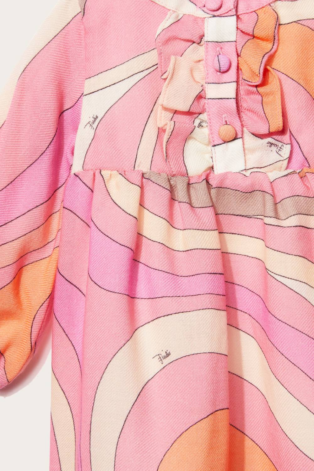 Pucci Marmo-Print Wool Dress