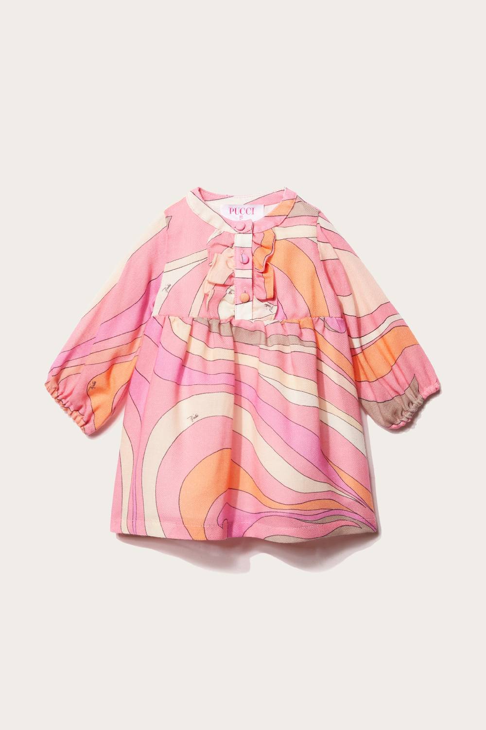 Pucci Marmo-Print Wool Dress