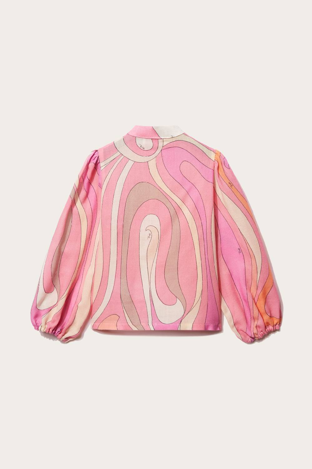 Pucci Marmo-Print Wool Top