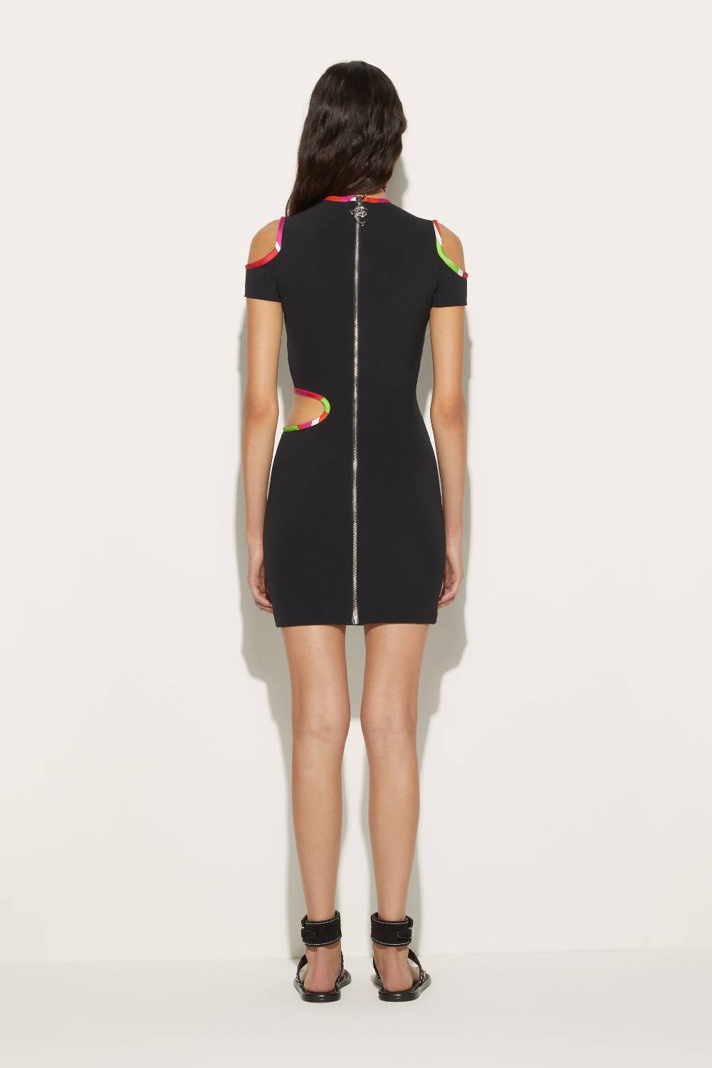 Pucci Mini Abito Con Cut-out E Finiture Iride