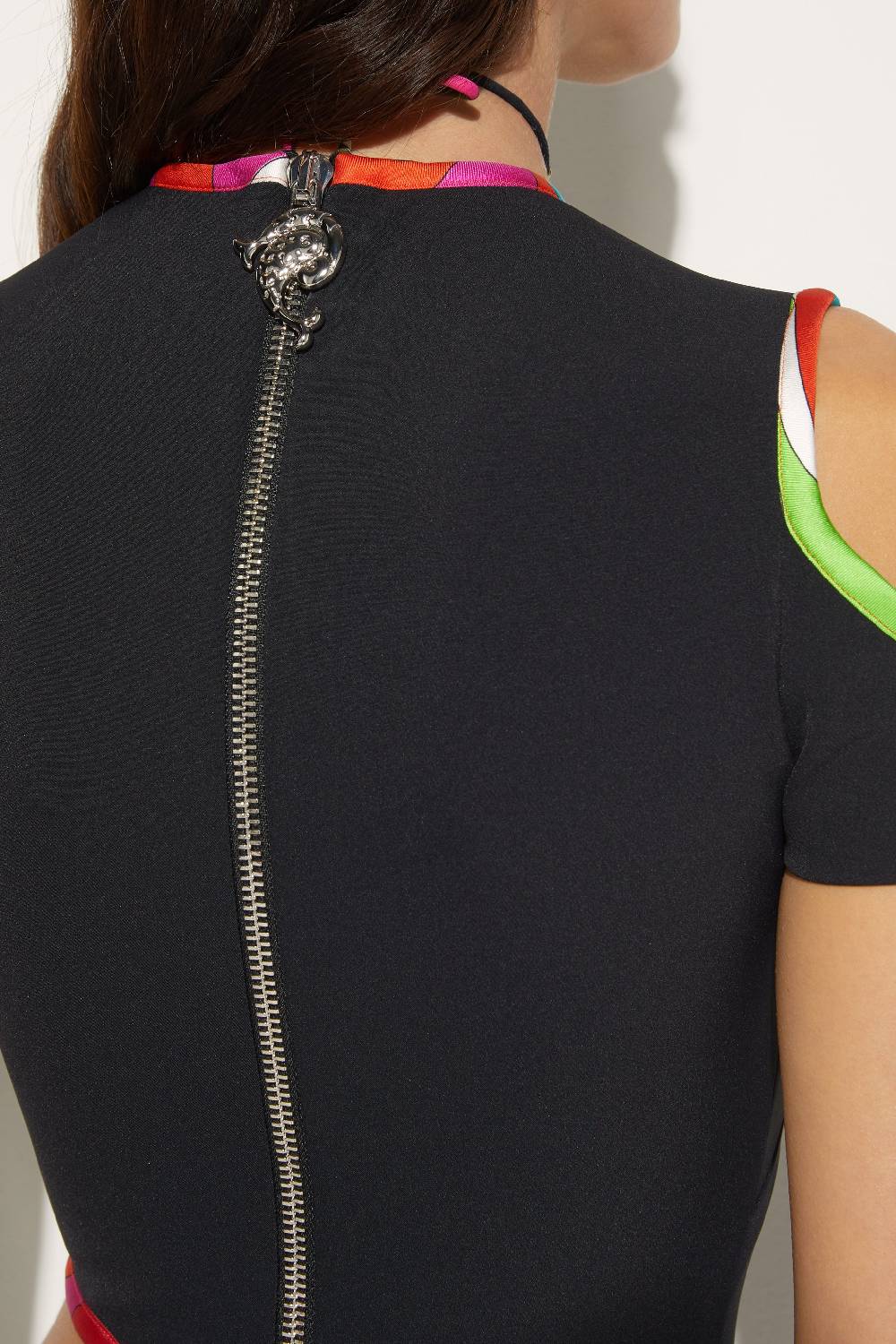 Pucci Mini Abito Con Cut-out E Finiture Iride