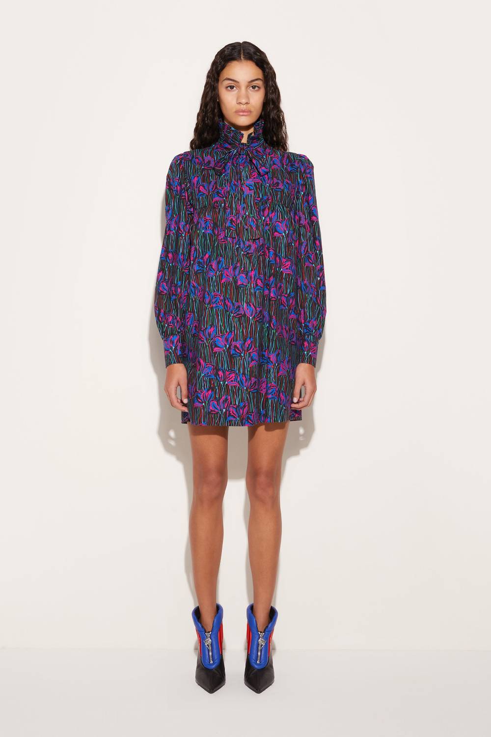 Pucci Mini Abito Con Stampa Fior Di Loto