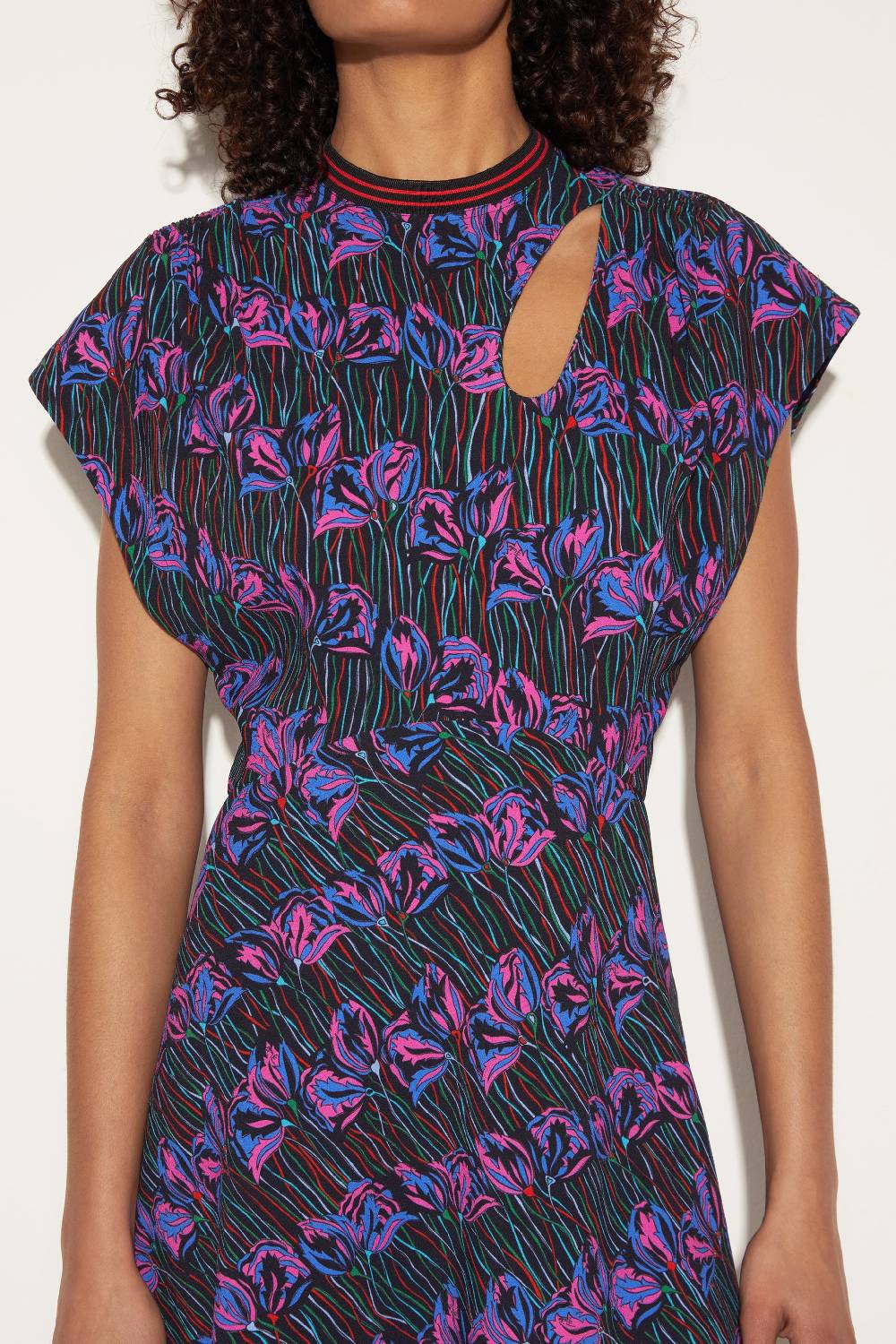 Pucci Mini Abito Con Stampa Fior Di Loto