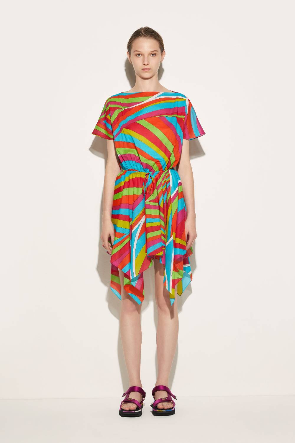 Pucci Mini Abito Con Stampa Iride