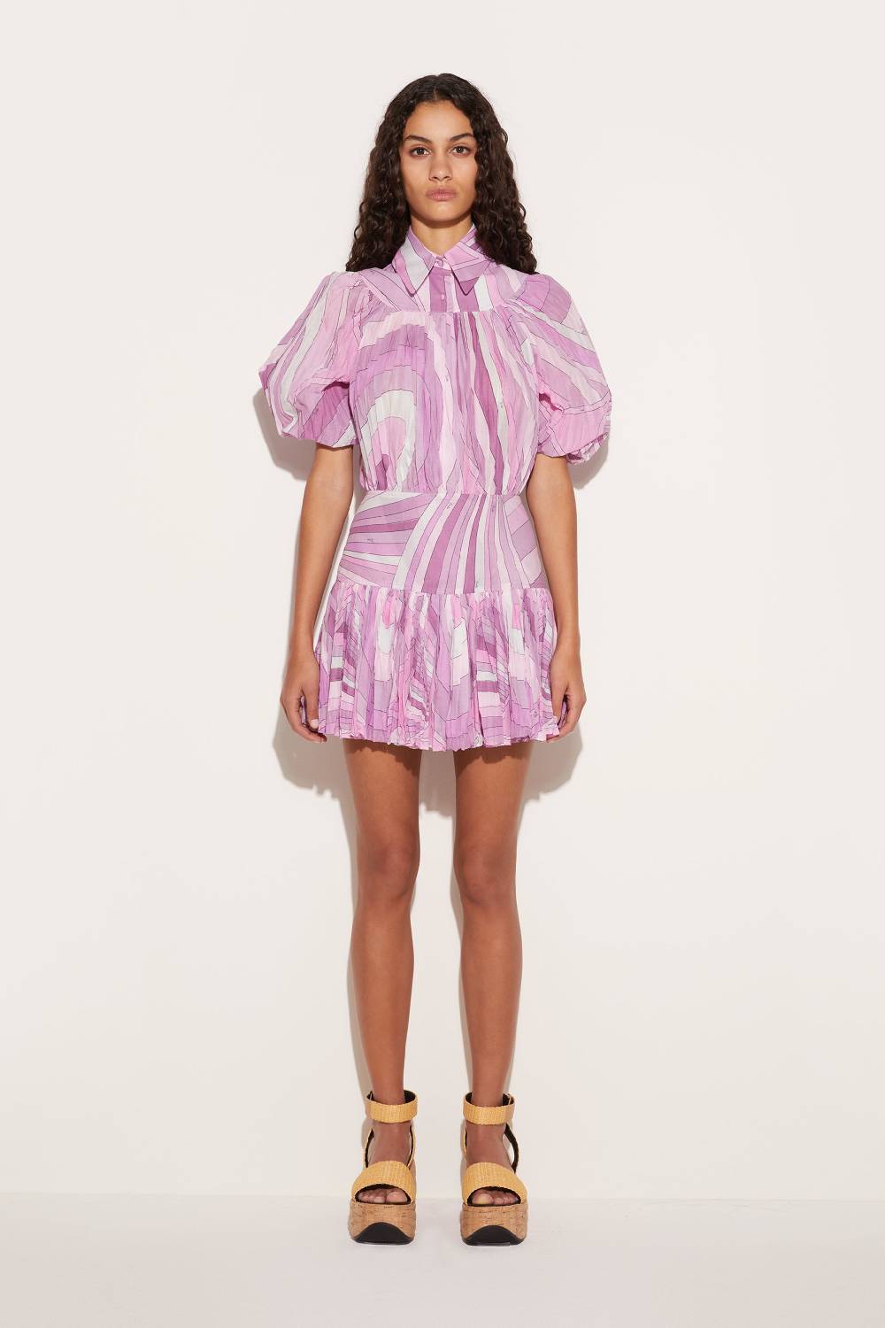 Pucci Mini Abito Con Stampa Iride