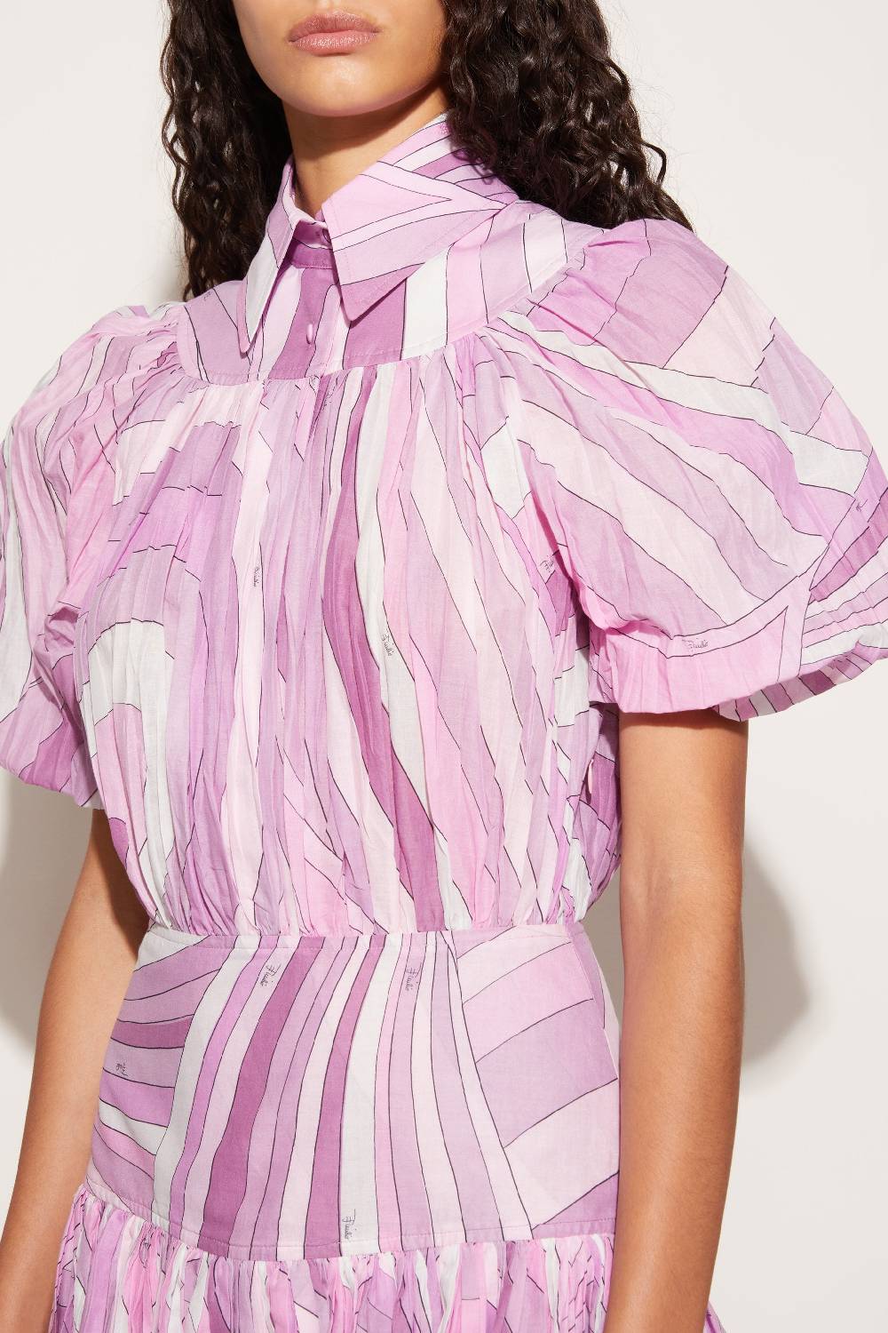 Pucci Mini Abito Con Stampa Iride