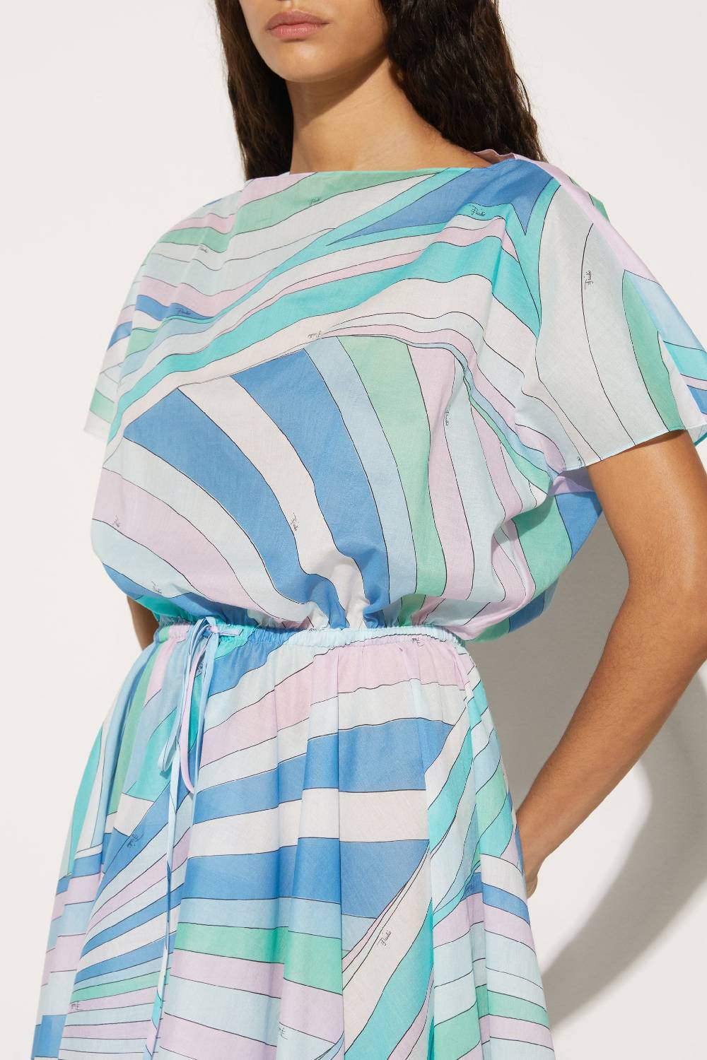 Pucci Mini Abito Con Stampa Iride