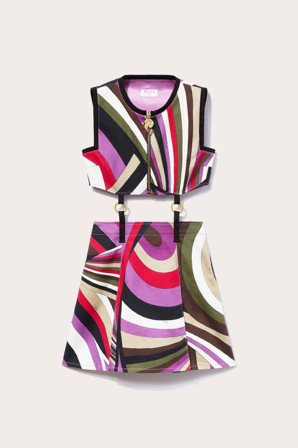 Pucci Mini abito con stampa Iride