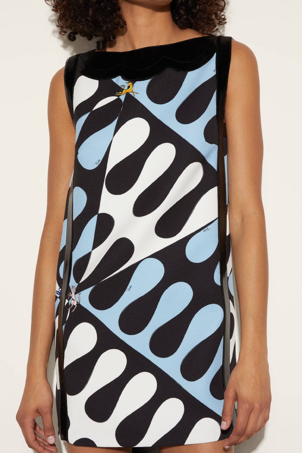 Pucci Mini Abito Con Stampa Leocorno