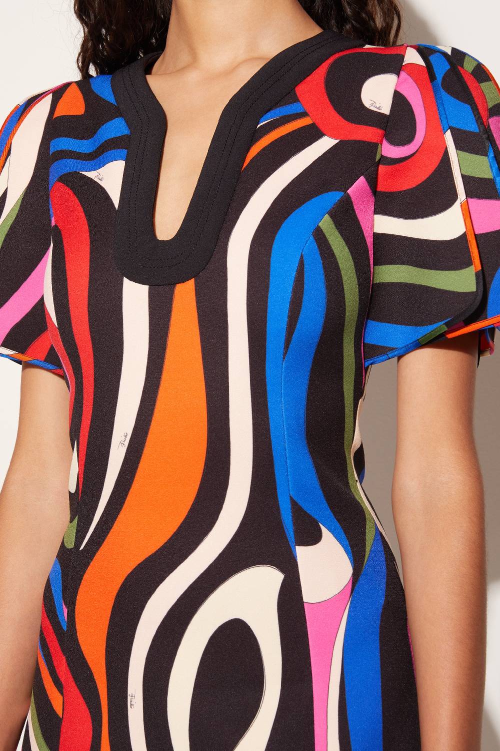 Pucci Mini Abito Con Stampa Marmo