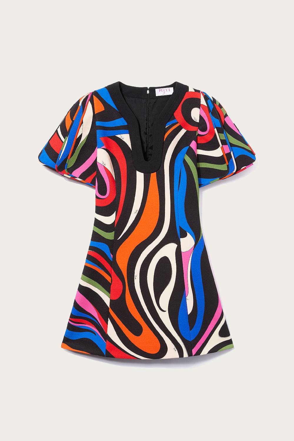 Pucci Mini abito con stampa Marmo