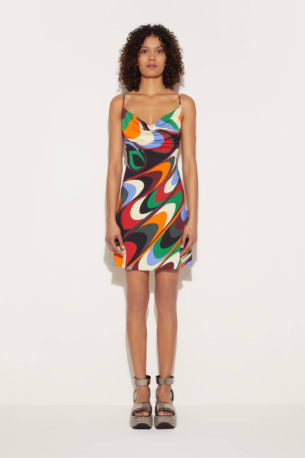 Pucci Mini Abito Con Stampa Onde