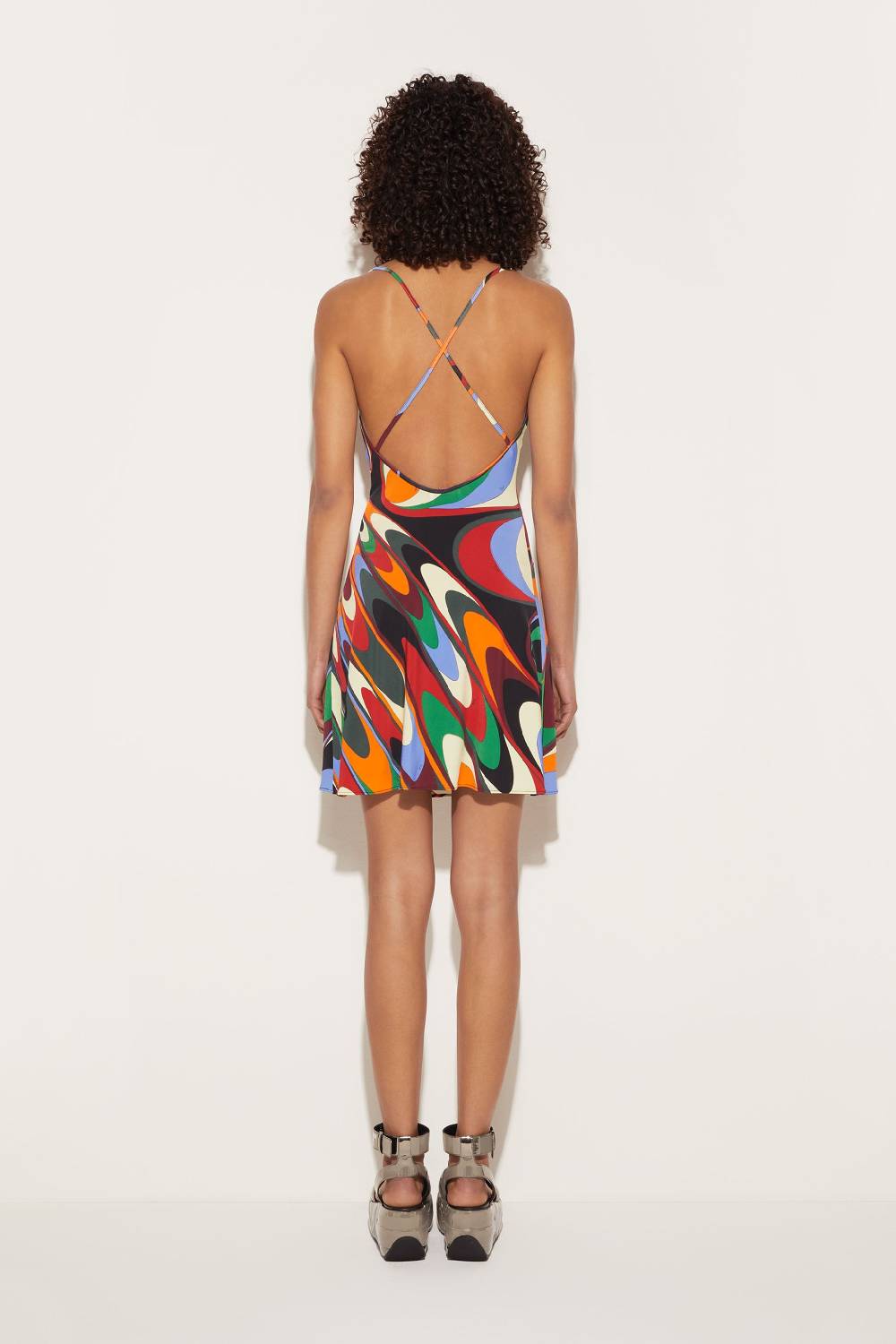 Pucci Mini Abito Con Stampa Onde