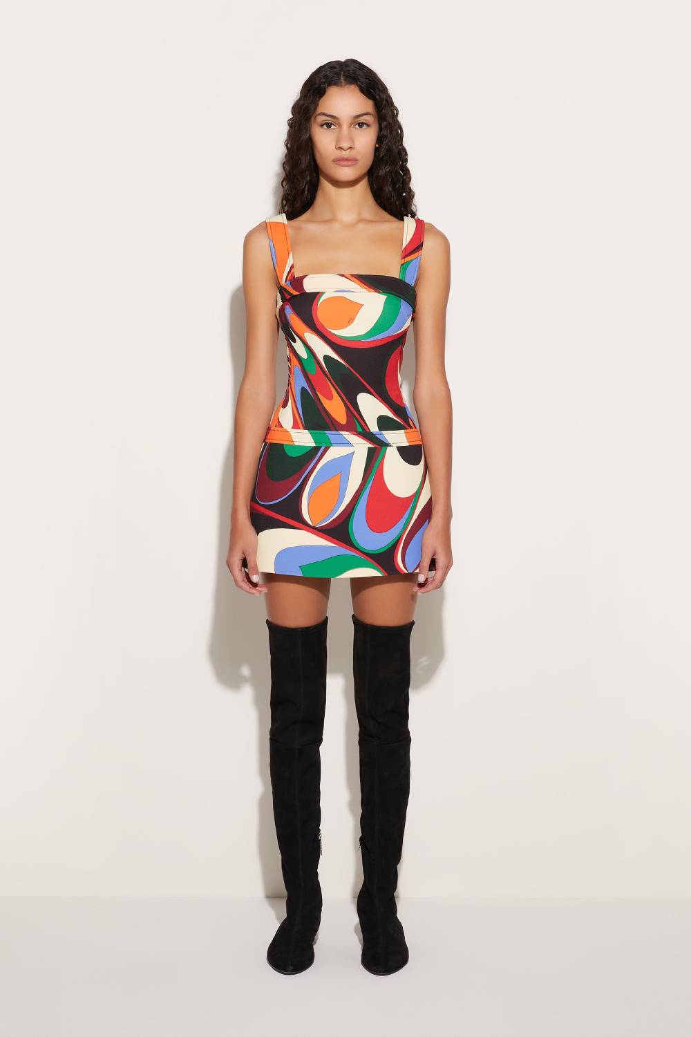 Pucci Mini Abito Con Stampa Onde