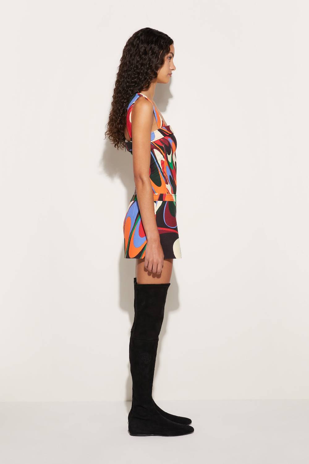 Pucci Mini Abito Con Stampa Onde