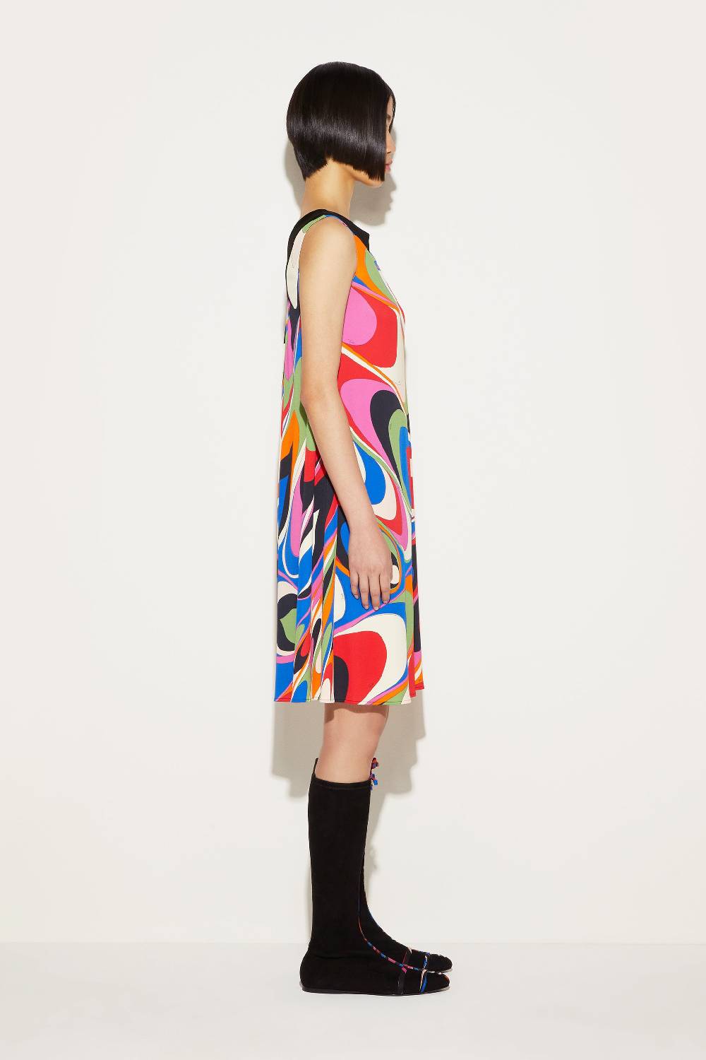 Pucci Mini Abito Con Stampa Onde