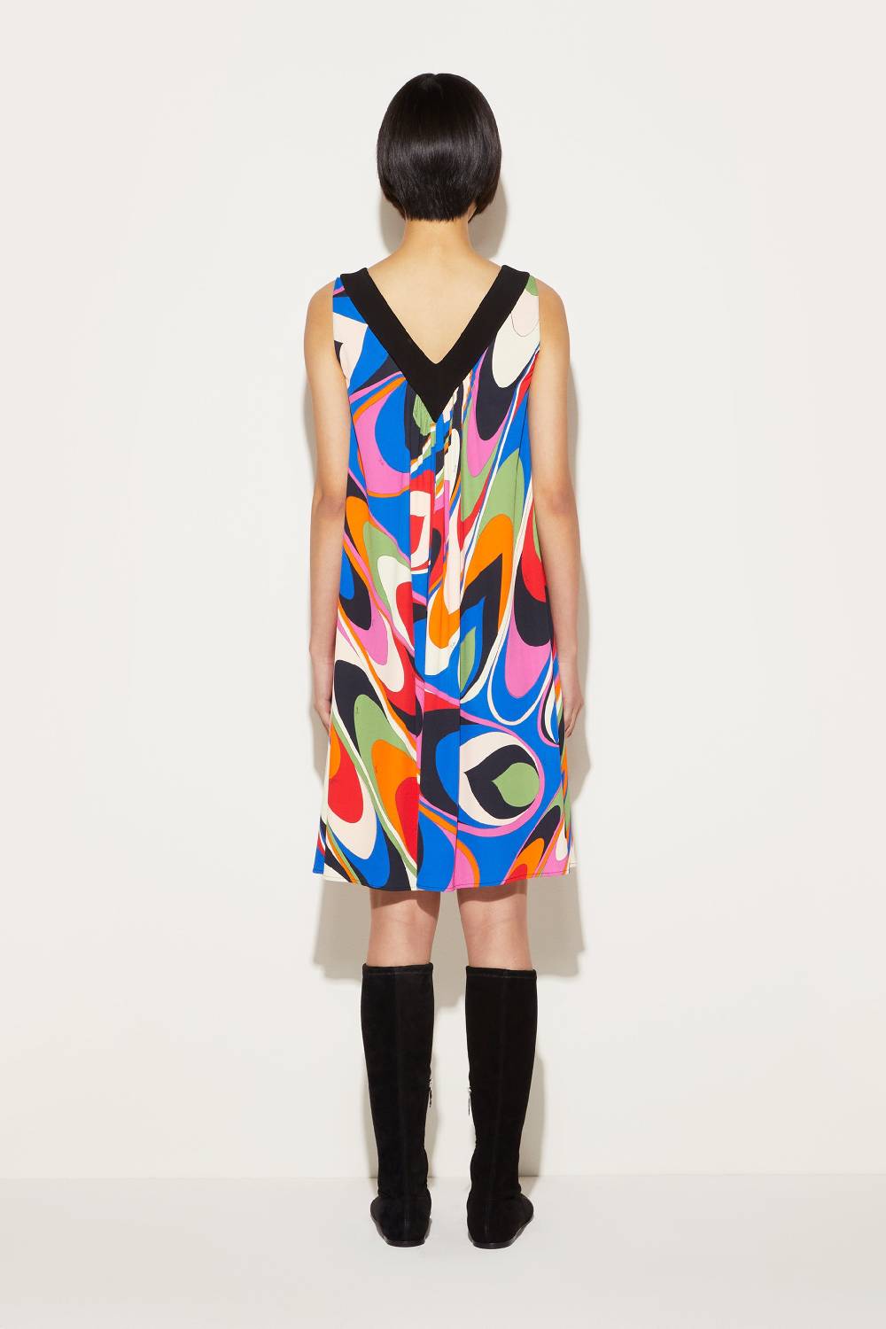 Pucci Mini Abito Con Stampa Onde