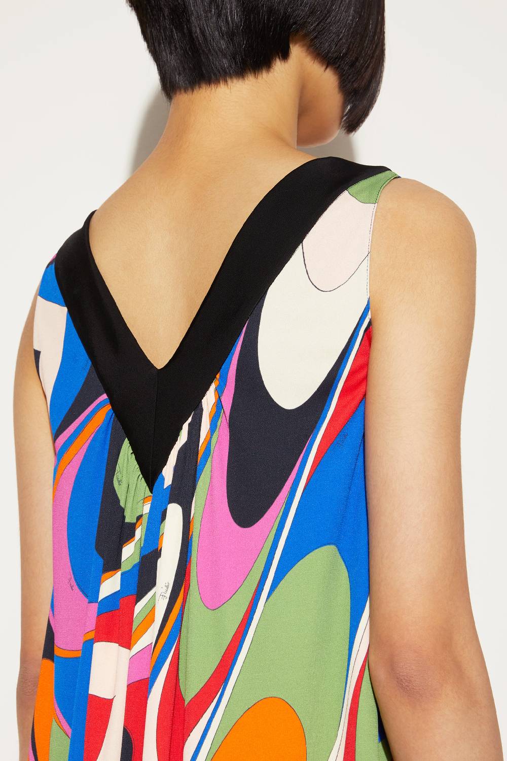 Pucci Mini Abito Con Stampa Onde