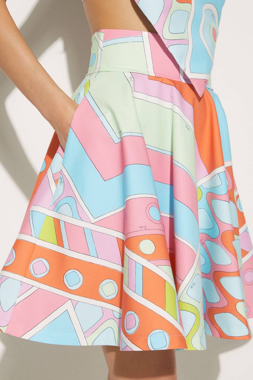 Pucci Minigonna Con Stampa Vivara