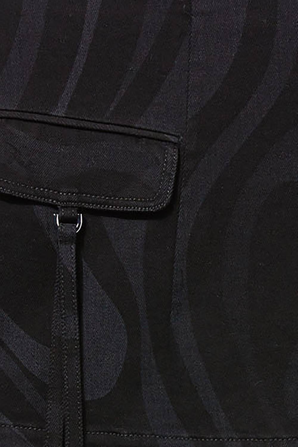 Pucci Minigonna In Denim Con Stampa Marmo