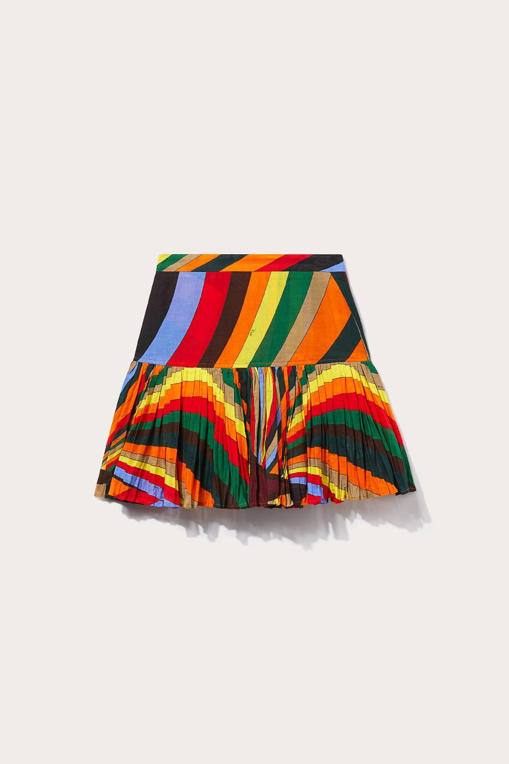 Pucci Minigonna plissettata con stampa Iride