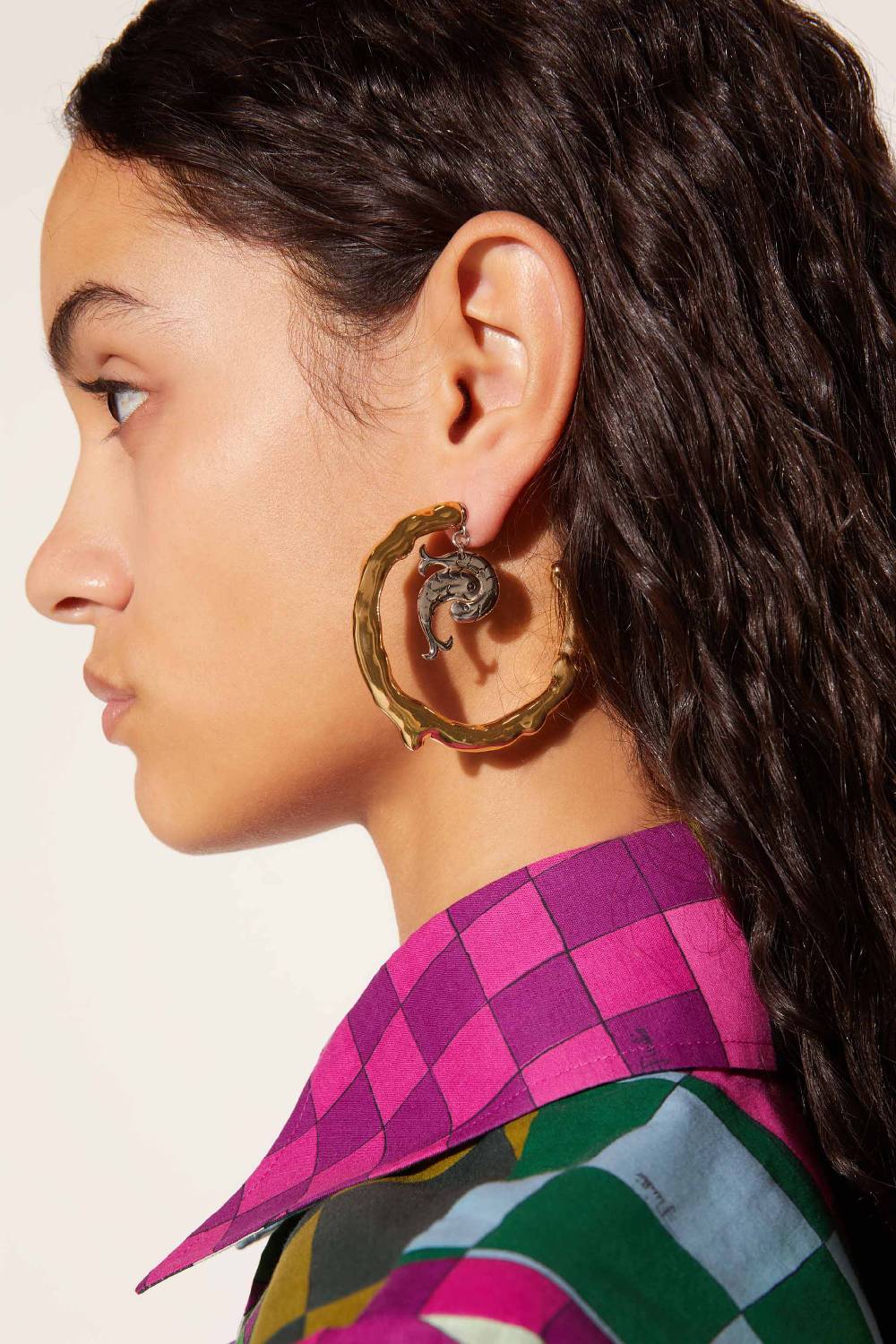 Pucci Orecchini A Cerchio Aquarius