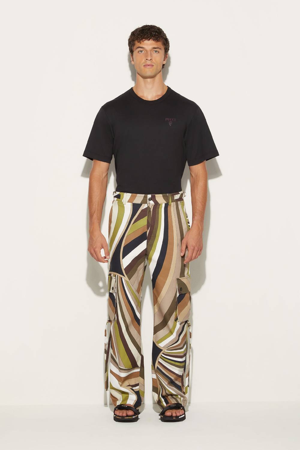 Pucci Pantaloni Cargo Con Stampa Iride