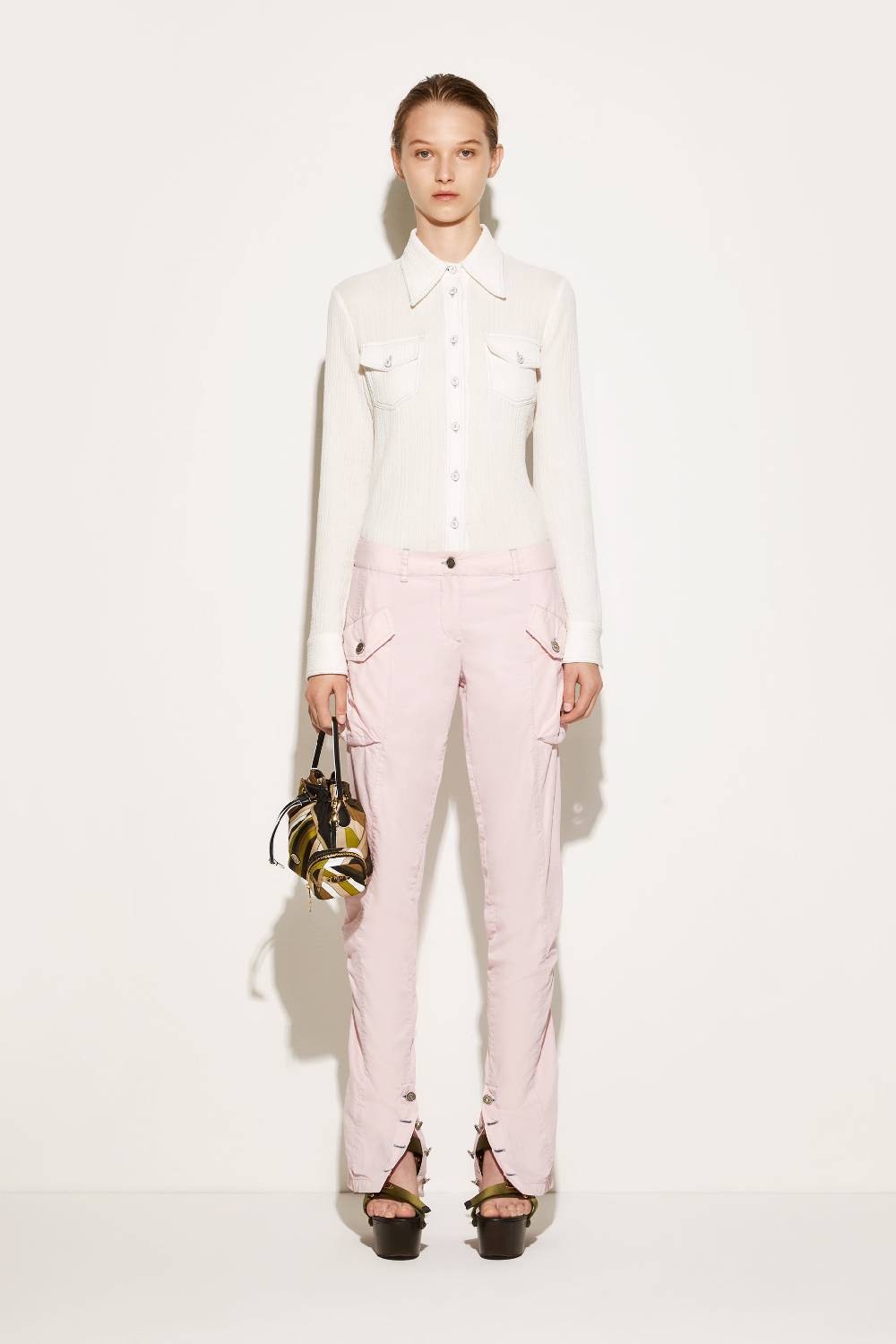 Pucci Pantaloni Cargo Toile Di Cotone