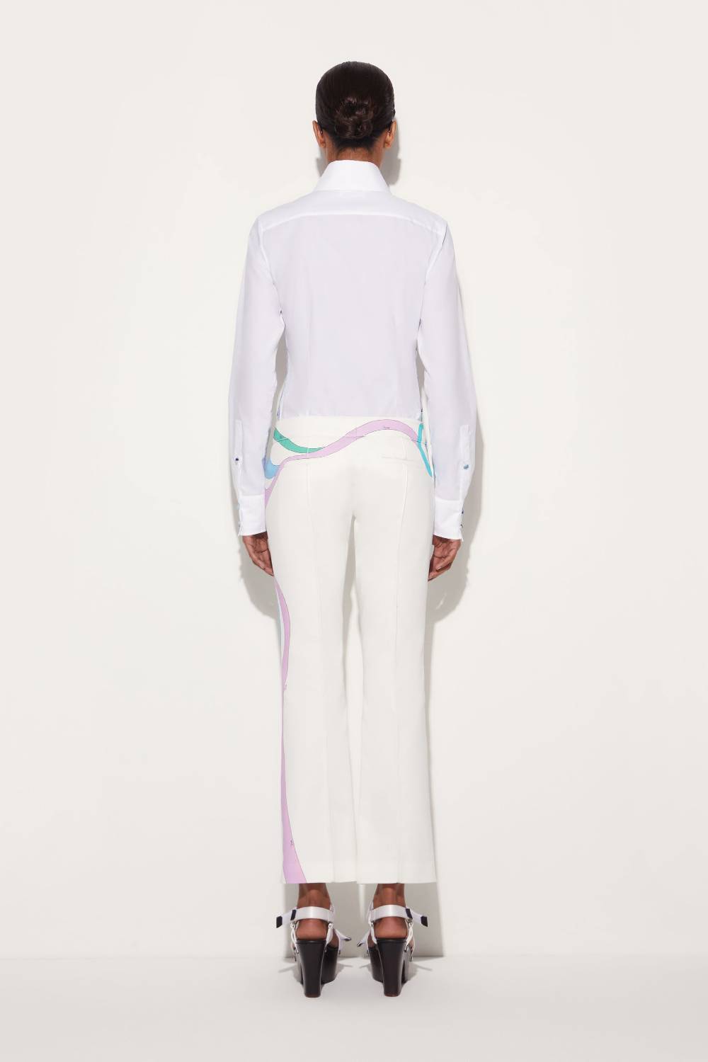 Pucci Pantaloni Con Finiture Marmo