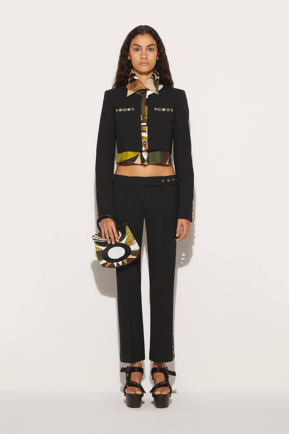 Pucci Pantaloni Con Finiture Vivara