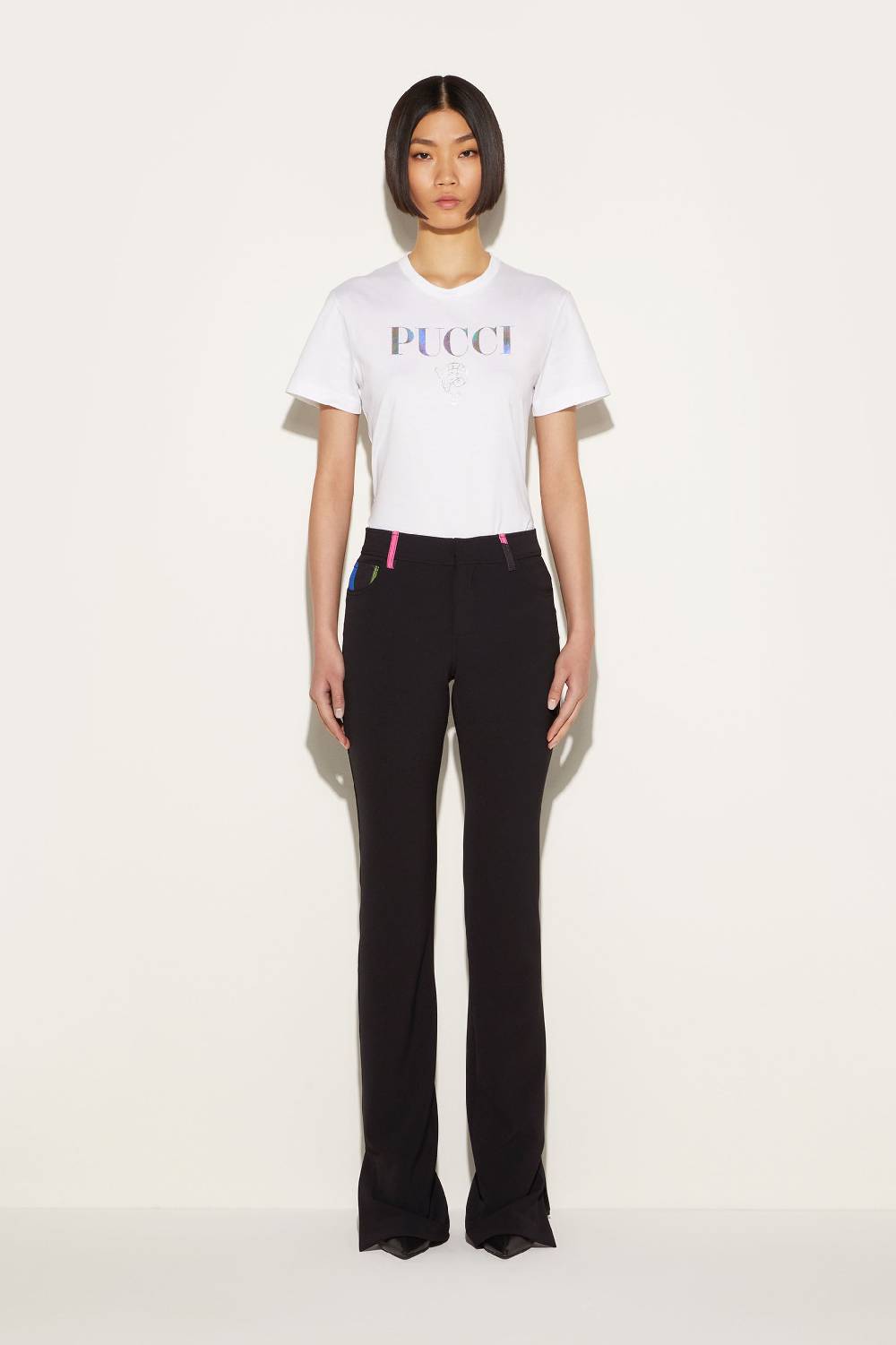 Pucci Pantaloni Con Inserti Marmo