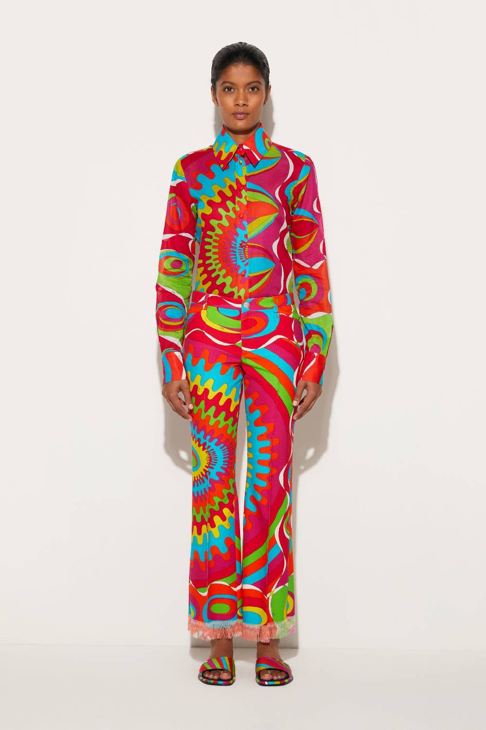 Pucci Pantaloni Con Stampa Bersaglio