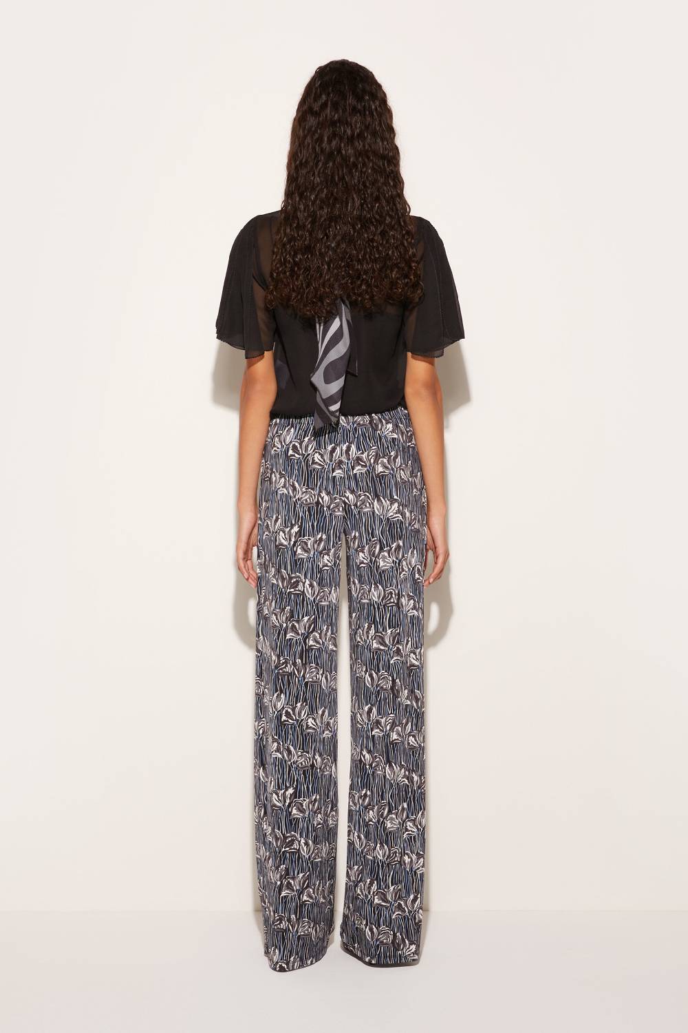 Pucci Pantaloni Con Stampa Fior Di Loto