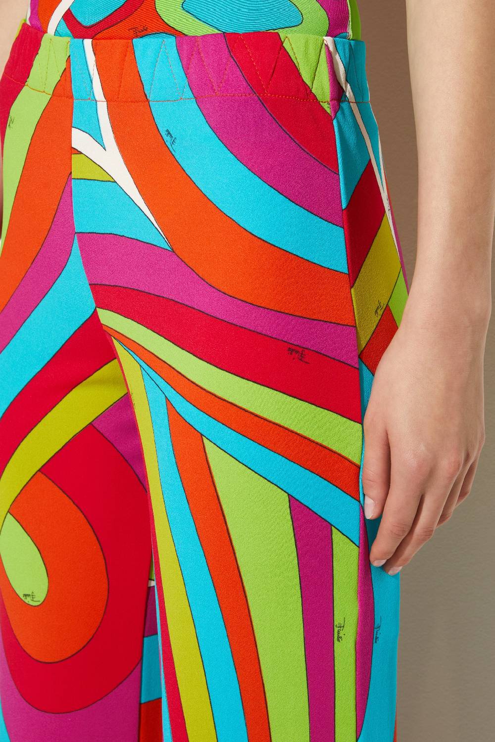 Pucci Pantaloni Con Stampa Iride