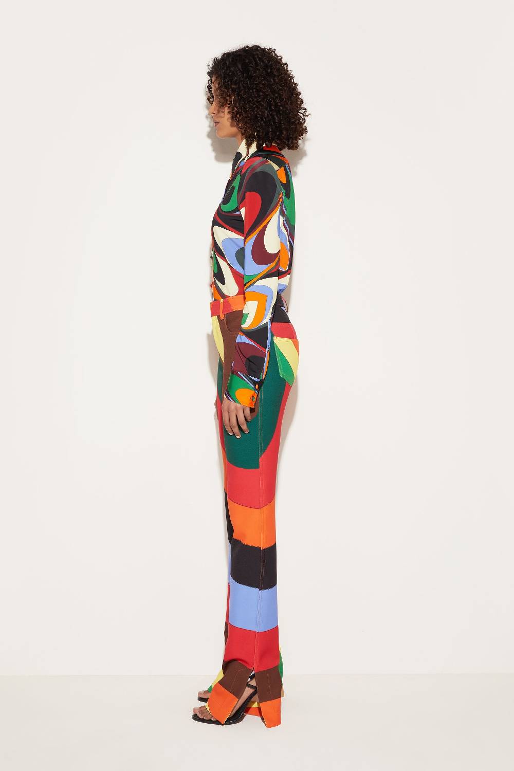 Pucci Pantaloni Con Stampa Iride