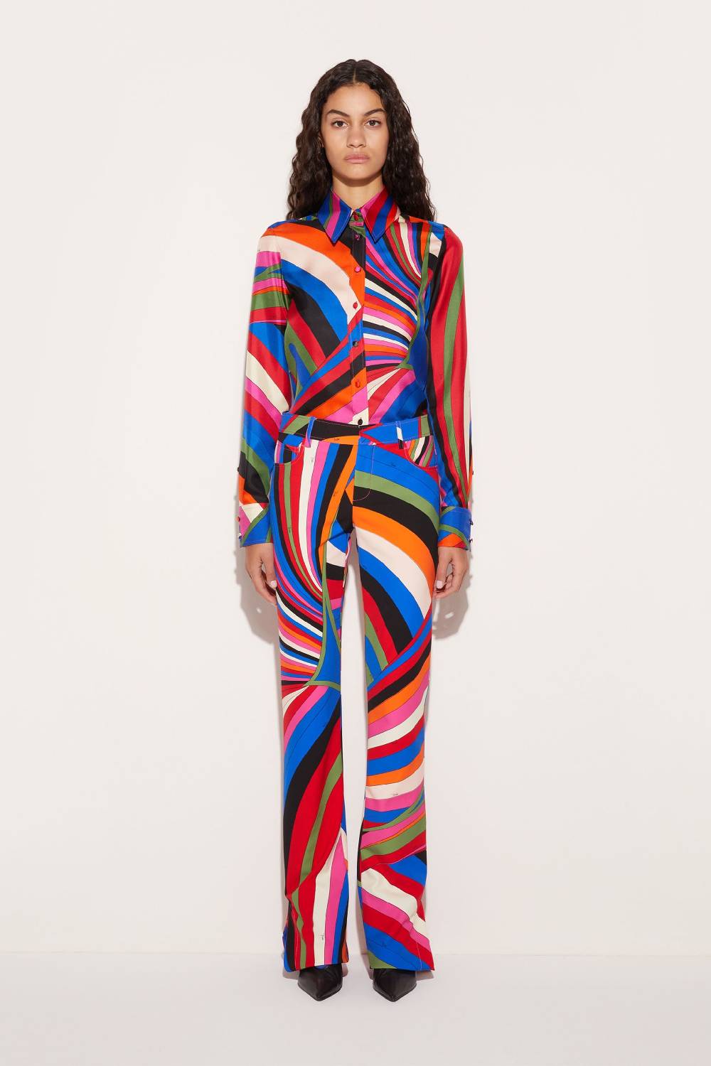 Pucci Pantaloni Con Stampa Iride