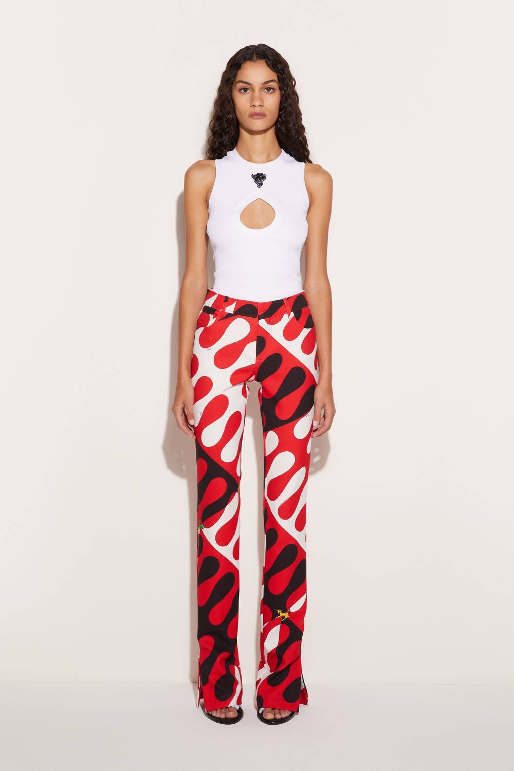 Pucci Pantaloni Con Stampa Leocorno