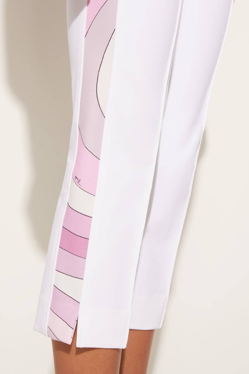 Pucci Pantaloni Crop Con Inserti Iride