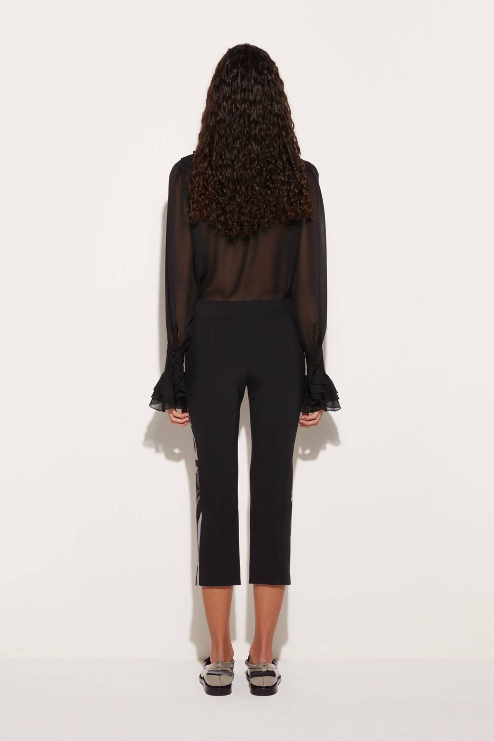 Pucci Pantaloni Cropped Con Stampa Marmo